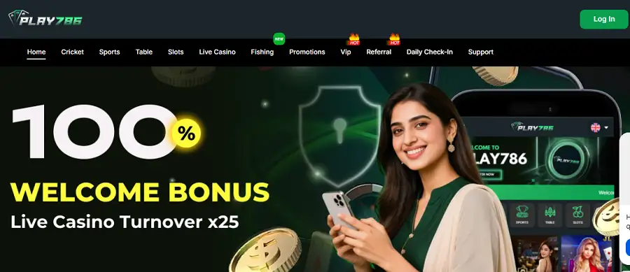 play786 game interface image