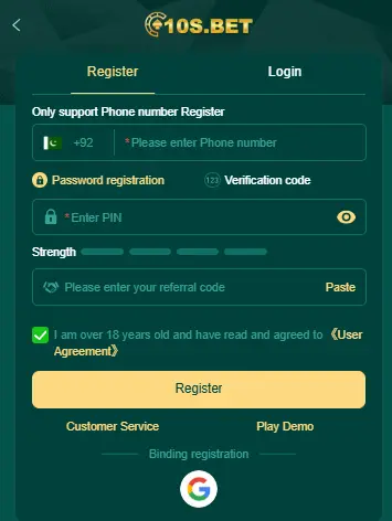 10s Bet Game APK Image