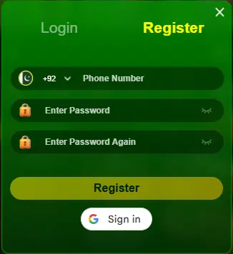 799Pak Game register login