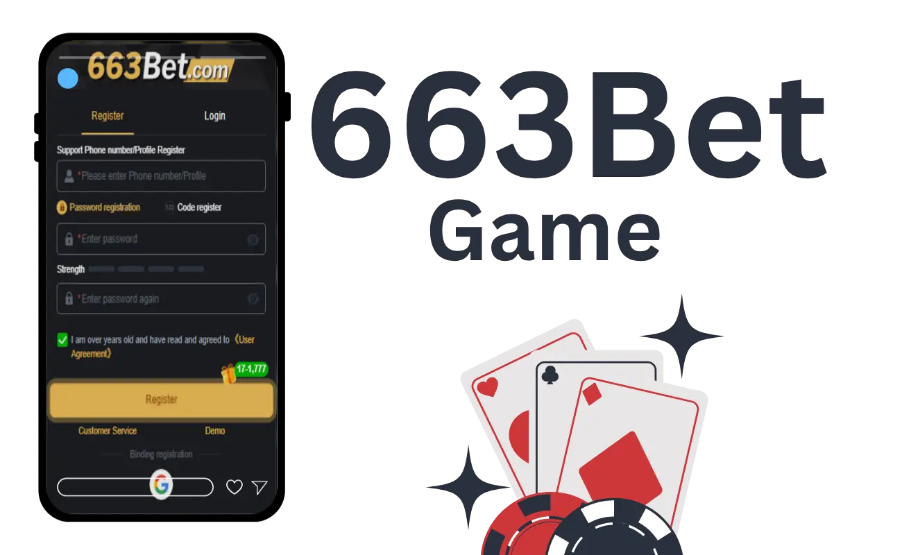 663Bet Game register image