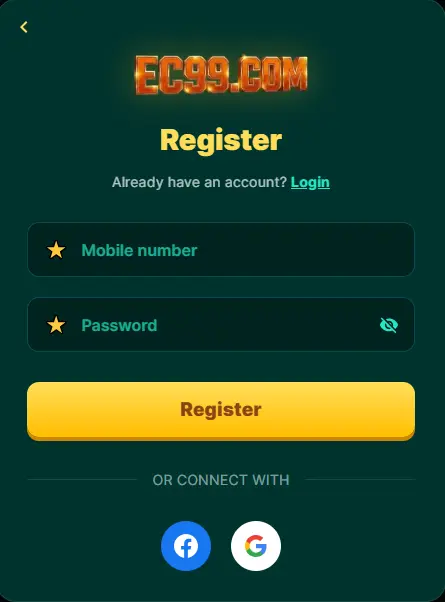 EC99 game register image